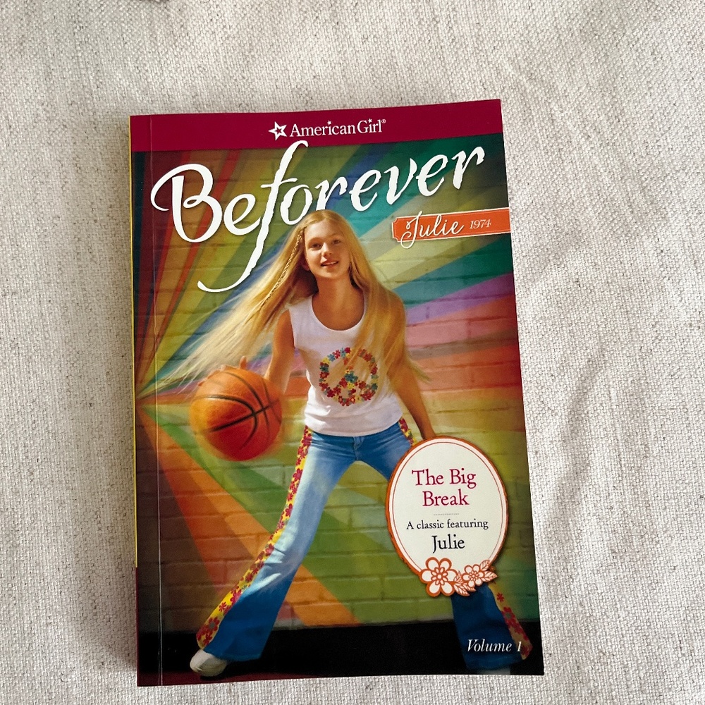 American Girl Book Beforever Julie 1974
